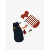 Koton Set of 3 Animal Patterned Socks Cene