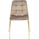 MID.YOU STOL, les, kovina, tekstil rjava | Shoptok.si
