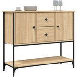 vidaXL Komoda sonoma hrast 100x36x85 cm inženirski les | Shoptok.si