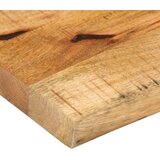 Stolna ploča 140x30x2,5 cm masivno drvo manga sa živim rubom | shoptok.hr