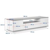 Hanah home TV komoda Veramont, hrast | Eponuda.ba