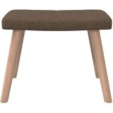  Stol za sproščanje s stolčkom rjavo blago, (20935167) | Shoptok.si
