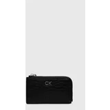 Calvin Klein Denarnica ženska, črna barva, K60K612191