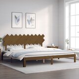  Okvir kreveta s uzglavljem boja meda 200x200cm od masivnog drva | shoptok.hr