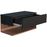 MID.YOU Nočna Omarica Usal Xl 60, Hrast, Črna | Shoptok.si