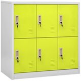  s ključem svjetlosivi-zeleni 90 x 45 x 92 5 cm čelični | shoptok.hr