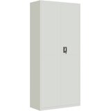 Ormarić za spise svjetlosivi 90 x 40 x 240 cm čelični | shoptok.hr
