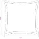  Jastuk s jastukom HOUTEN 12 kom. Svjetlosiva Umjetni lan - Svjetlosiva 45 x 45 cm 12 | shoptok.hr