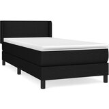 Maison Chic Box spring postelja - Vzmetna postelja z vzmetnico črna 90x200 cm blago SL13424, (21881949) Cene