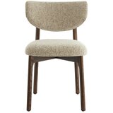 Light & Living Rjav/kremno bel oblazinjen jedilni stol Trosa – | Shoptok.si