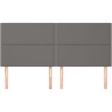  Uzglavlje sivo 200x5x118/128 cm umjetna koža | shoptok.hr