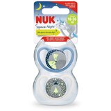 Nuk duda silikon space night 18-36m sort Cijene