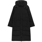Pull&Bear Zimski plašč črna