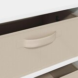  Strani šal s predalom Bela 60 x 33,5 x 84 cm, (5000233759) | Shoptok.si