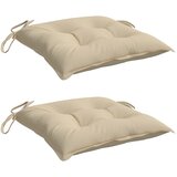 Jastuci za stolice 2 kom bež 40 x 40 x 7 cm od tkanine Oxford | shoptok.hr