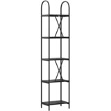  Polica Crni hrast 40 x 30 x 183 cm Konstruirano drvo | Eponuda.com