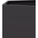  Vrtna sadilica crna šesterokutna 138 x 120 x 45 cm čelična | shoptok.hr