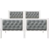  Konstrukcija postelje z vzglavjem Svetlo siva 150 x 200 cm, (5000084665) | Shoptok.si