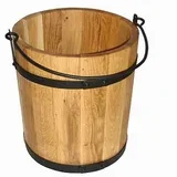 Hrastova drvena kanta 10L
