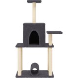  Penjalica za mačke sa stupovima za grebanje tamnosiva 122 cm | shoptok.hr