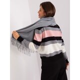 Wool Fashion Italia Scarf-AT-SZ-23185.73P-dark grey | Shoptok.si