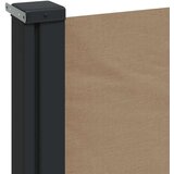  Bočna tenda na uvlačenje smeđesiva 160 x 500 cm | shoptok.hr