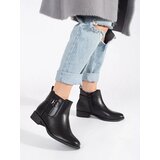 Shelvt Black women's Chelsea boots with a flat heel | Eponuda.ba
