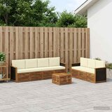  Setovi sofa s jastukom 8 pcs Čvrsto drvo akacije | shoptok.hr