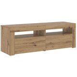 TV ormarić LED boja hrasta 120x35x40 cm konstruirano drvo | shoptok.hr