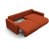 Cosmopolitan Design Ciglasta baršunasti sklopiva/s prostorom za odlaganje kutna garnitura Belfast – | shoptok.hr