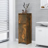 The Living Store Kopalniška omarica dimljeni hrast 30x30x95 cm konstruiran les - Kopalniška Omara, (21436650) Cene
