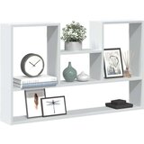 vidaXL Stenska polica bela 99x15x60 cm iverna plošča | Shoptok.si