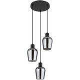 Globo 15627-3 - visilica na sajli ryan 3xE27/40W/230V prečnik 28,5 cm crna | Eponuda.com