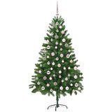  Božićno drvce s 300 LED svjetlima s stalakom Zelena 180 cm PE | shoptok.hr