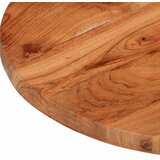 Stolna ploča Ø 40 x 2,5 cm okrugla od masivnog bagremovog drva | shoptok.hr