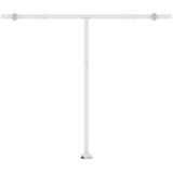 vidaXL Ročno zložljiva tenda z LED lučmi 400x300 cm krem | Shoptok.si