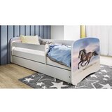  Drveni dečiji krevet konj sa fiokom - beli - 180x80 cm | ePonuda.com