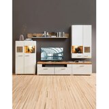 Hom`in TV-ELEMENT bela, barve hrasta | Shoptok.si