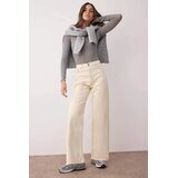 TRENDYOLMILLA ženski pantalone Twoaw26Je00190, Ecru-Ecru | Eponuda.com