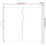  Izvlečna vrata za hišne ljubljenčke bela 82,5x125 cm | Shoptok.si