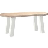  Noge za klubsko mizico 4 kosi bele 42 cm jeklo | Shoptok.si