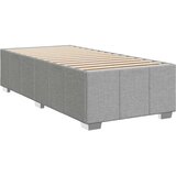 vidaXL Box spring krevet s madracem svjetlosivi 90x190 cm od tkanine | shoptok.hr