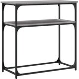  Konzolni stol siva boja hrasta 75x35,5x75 cm konstruirano drvo | Eponuda.ba