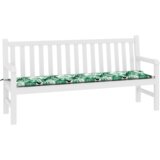 vidaXL Vrtna blazinca z Jakobinskim vzorcem 180x50x4 cm Oxford tkanina | Shoptok.si