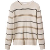 MANGO MAN Pulover 'UGO' chamois / svetlo bež / črna | Shoptok.si