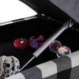 vidaXL Sofa za pse siva 57 x 34 x 36 cm plišana | shoptok.hr