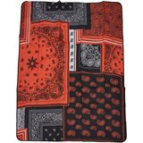 Urban Classics Accessoires Bandana Patchwork Print Blanket Black/Orange Cene