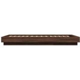  Okvir krevet s LED svjetlima 75x190 cm od konstruiranog drva | shoptok.hr