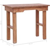  Kutni stolić 70 x 35 x 60 cm od masivnog drva mahagonija | shoptok.hr