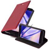 Cadorabo Ohišje, združljivo z HTC ONE M10 v rdeče jabolko - Zaščitni ovitek z magnetnim zapiranjem, stoječo funkcijo in režo za kartice, (20549298) | Shoptok.si